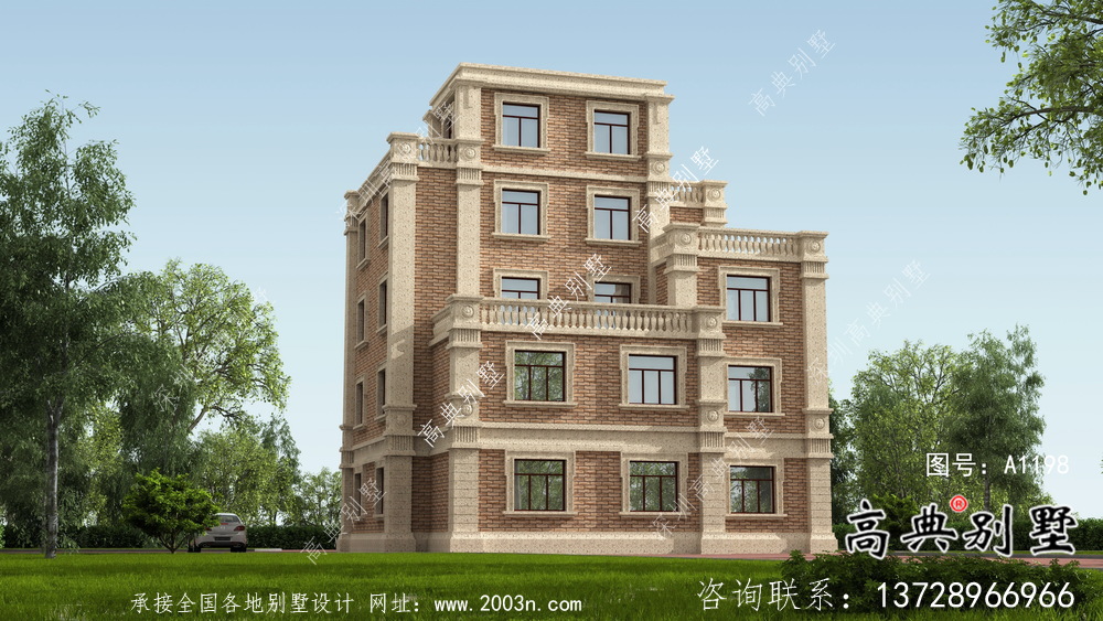 新型最合理的農(nóng)村歐式風(fēng)格別墅布局圖