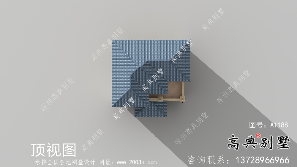 鄉村復式三層歐式別墅設計圖紙及平面設計圖