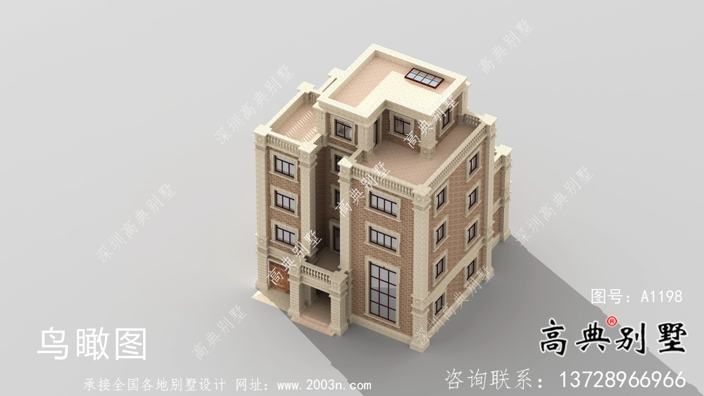 新型最合理的農(nóng)村歐式風(fēng)格別墅布局圖