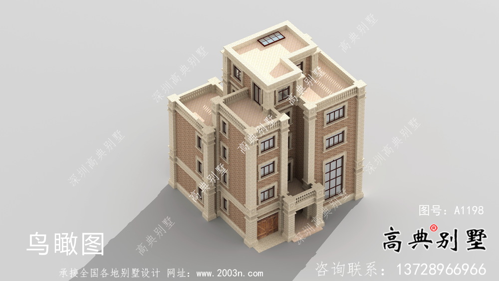 新型最合理的農(nóng)村歐式風(fēng)格別墅布局圖