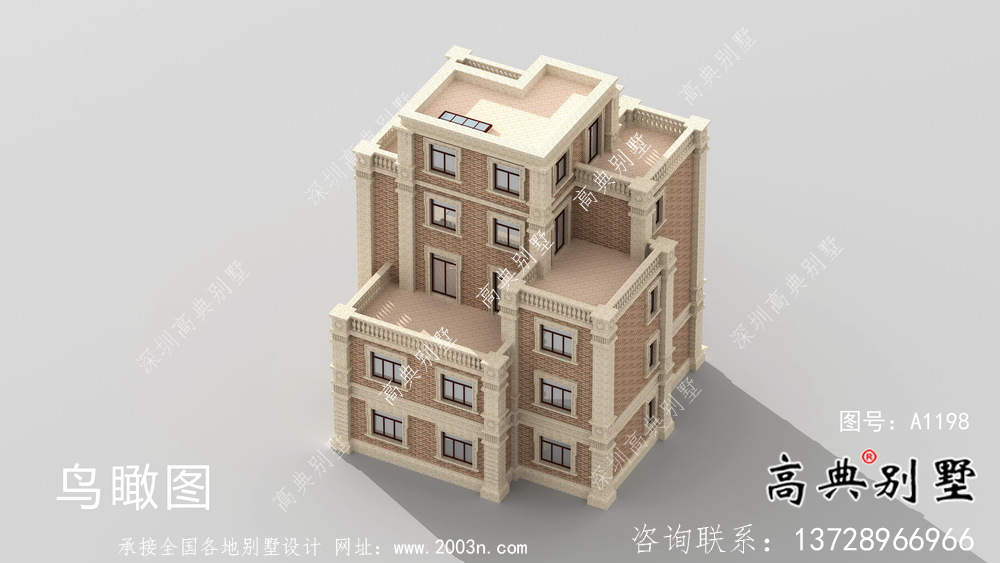 新型最合理的農(nóng)村歐式風(fēng)格別墅布局圖