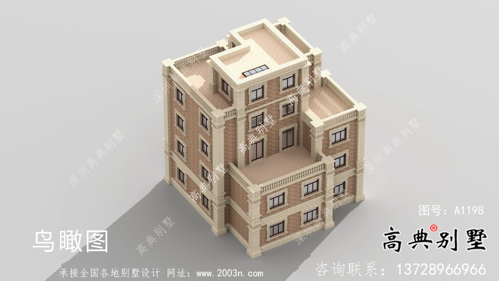 新型最合理的農(nóng)村歐式風(fēng)格別墅布局圖