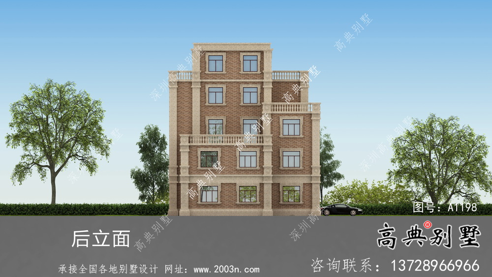 新型最合理的農(nóng)村歐式風(fēng)格別墅布局圖