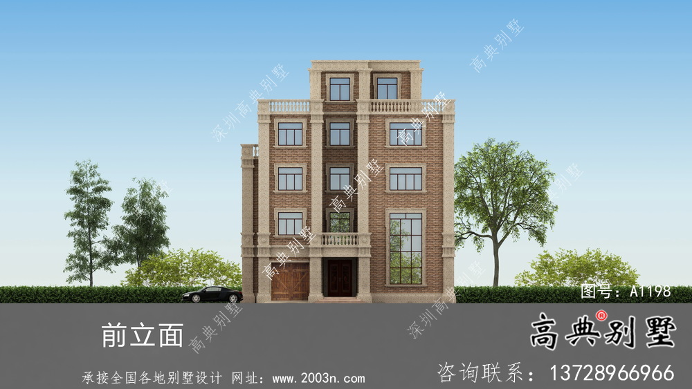 新型最合理的農(nóng)村歐式風(fēng)格別墅布局圖