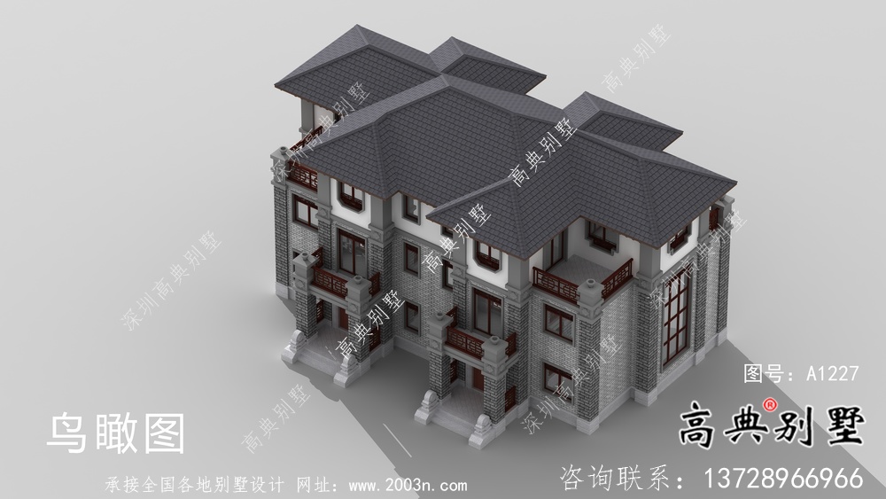 農(nóng)村新中式小別墅設(shè)計(jì)圖及效果圖大全