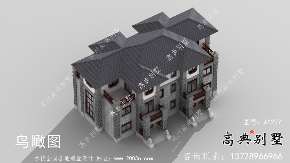 農(nóng)村新中式小別墅設(shè)計(jì)圖及效果圖大全