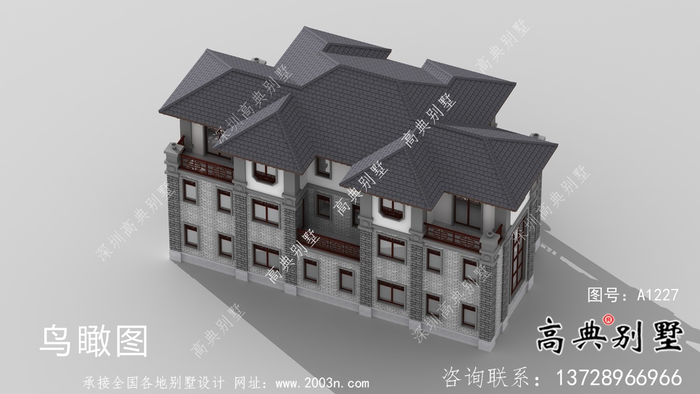 農(nóng)村新中式小別墅設(shè)計(jì)圖及效果圖大全