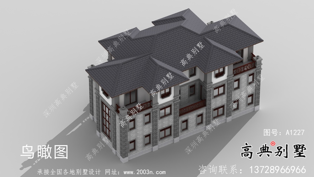 農(nóng)村新中式小別墅設(shè)計(jì)圖及效果圖大全