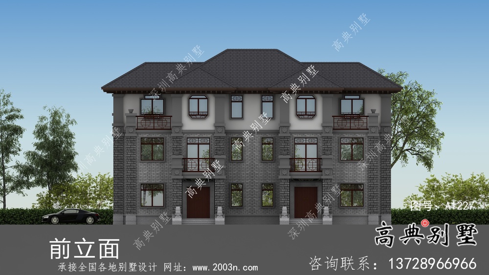 農(nóng)村新中式小別墅設(shè)計(jì)圖及效果圖大全