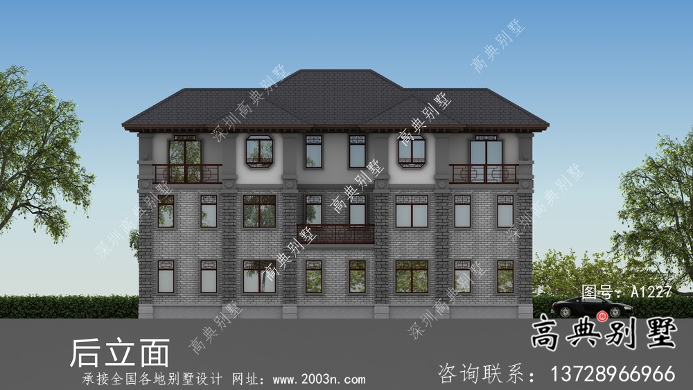 農(nóng)村新中式小別墅設(shè)計(jì)圖及效果圖大全