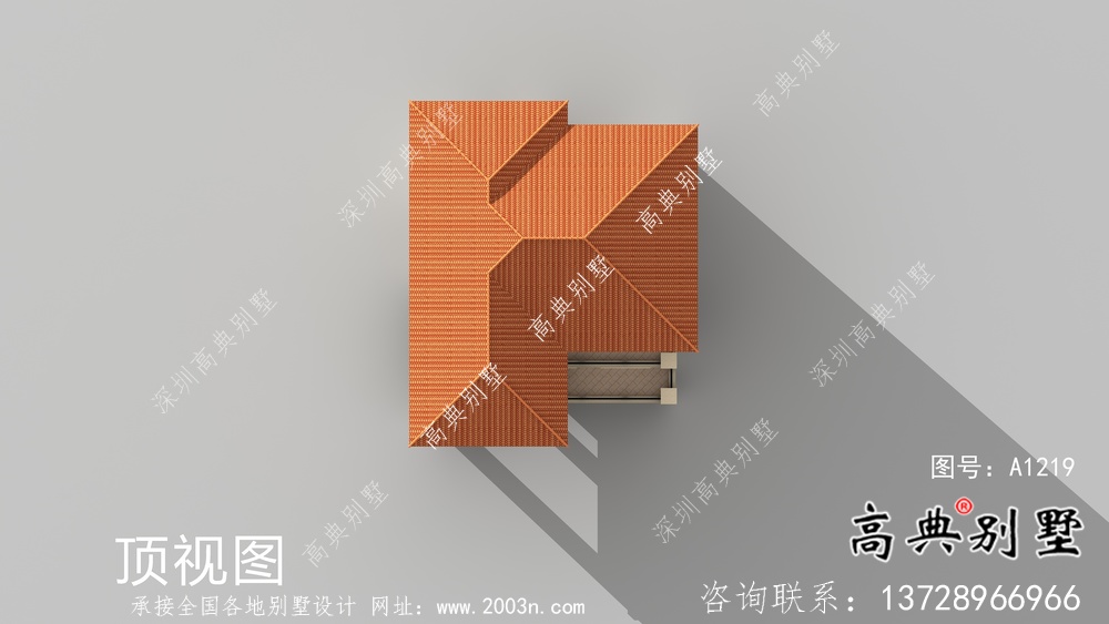 農村三層歐式別墅外觀效果圖及平面設計圖