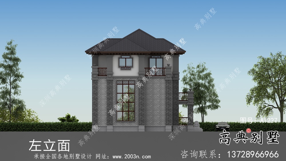 農(nóng)村新中式小別墅設(shè)計(jì)圖及效果圖大全