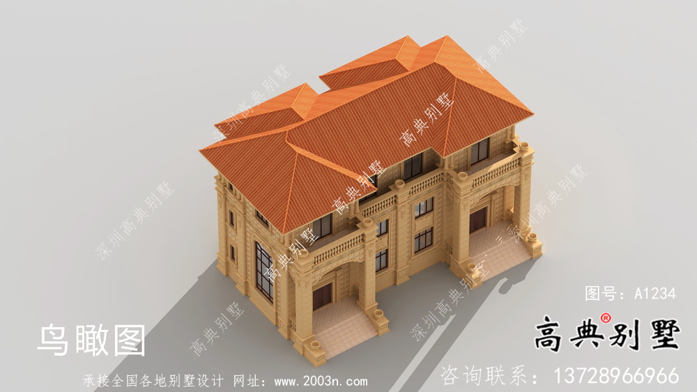 新款雙拼別墅設計圖計劃方案圖（含設計效果圖）