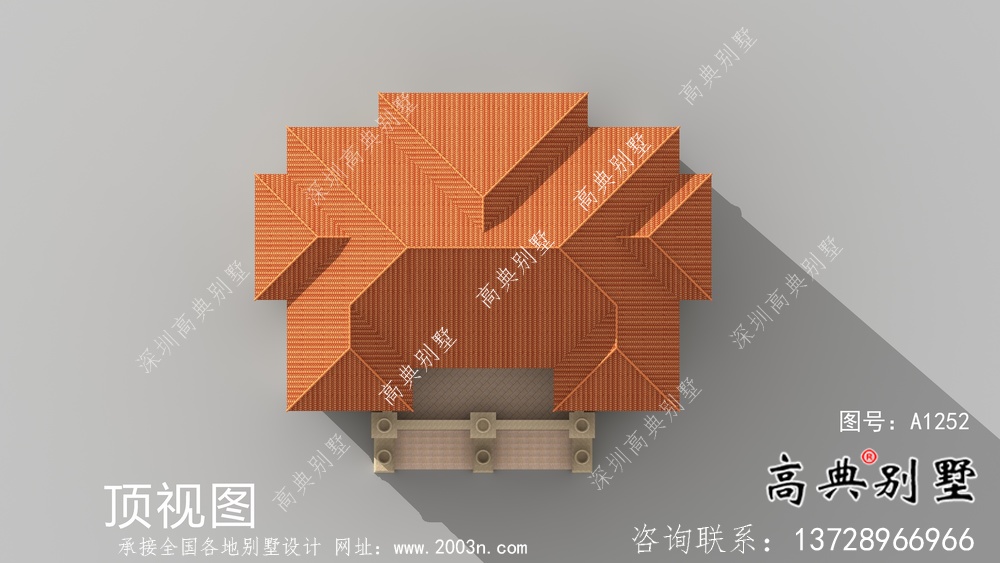 歐式三層雙拼別墅設計圖紙及效果圖大全