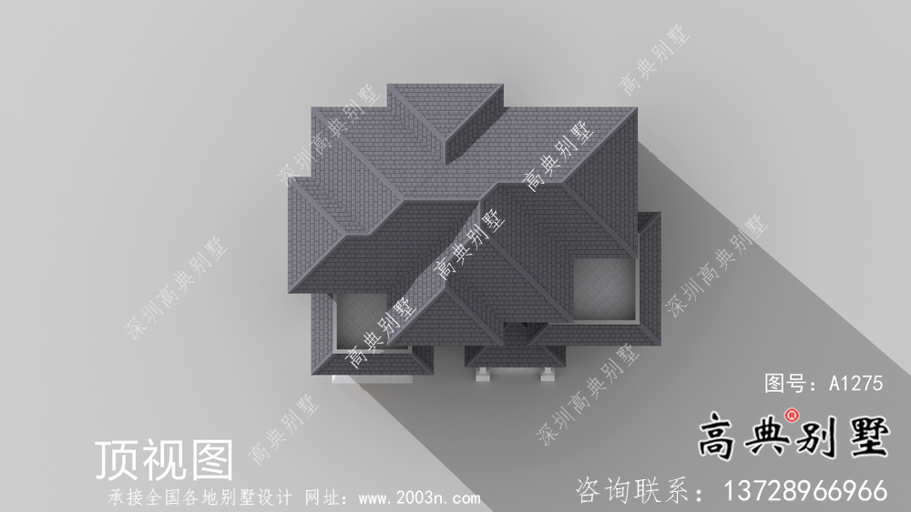 漂亮的新中式風格鄉村小別墅設計圖