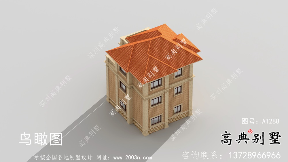 99平方米帶露臺農(nóng)村別墅設(shè)計圖及設(shè)計效果圖