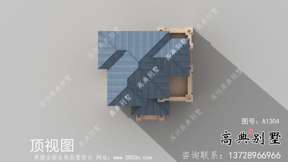 鄉村復式三層簡歐別墅設計圖施工圖紙全套