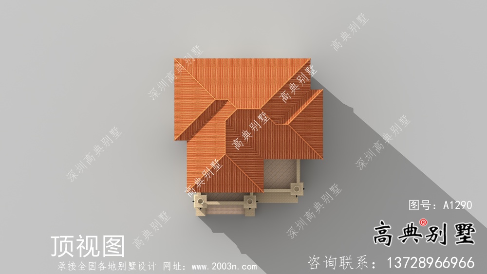 奢華意大利風格農村別墅設計圖及設計效果圖