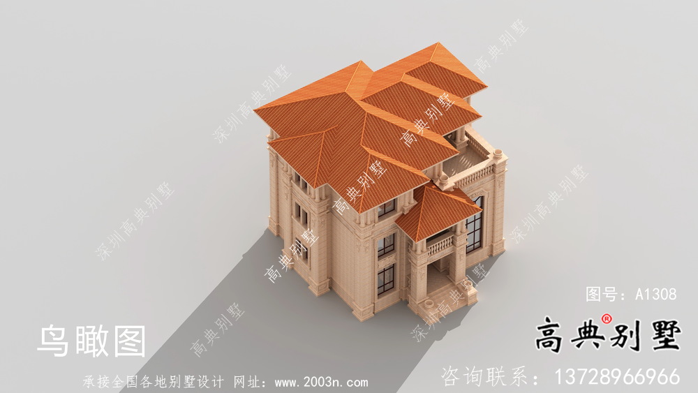 175平方米經典戶型農村房屋設計圖及效果圖