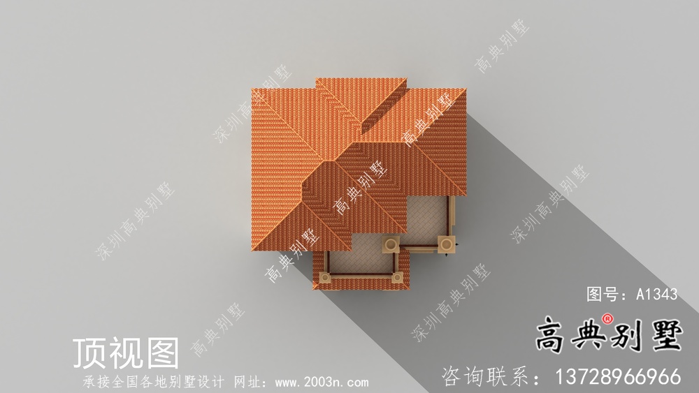 戶型簡單大氣農村別墅設計圖及效果圖