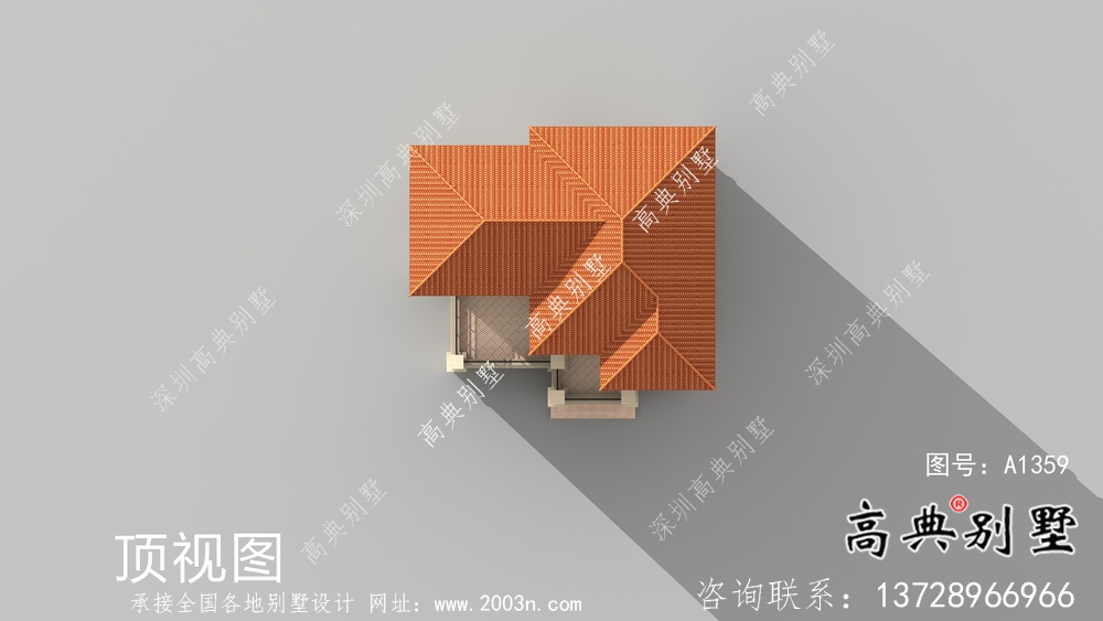 新農村歐式三層復式別墅設計圖紙大全
