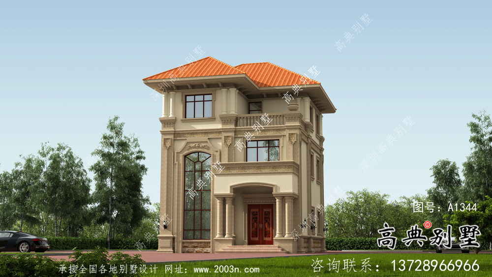 農村別墅小洋樓設計圖及設計效果圖