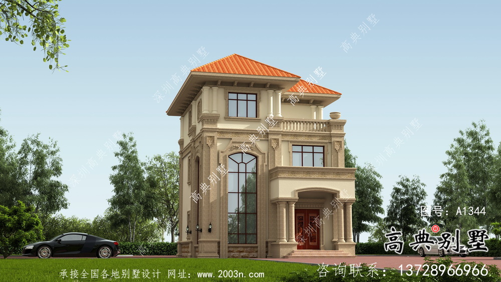 農村別墅小洋樓設計圖及設計效果圖