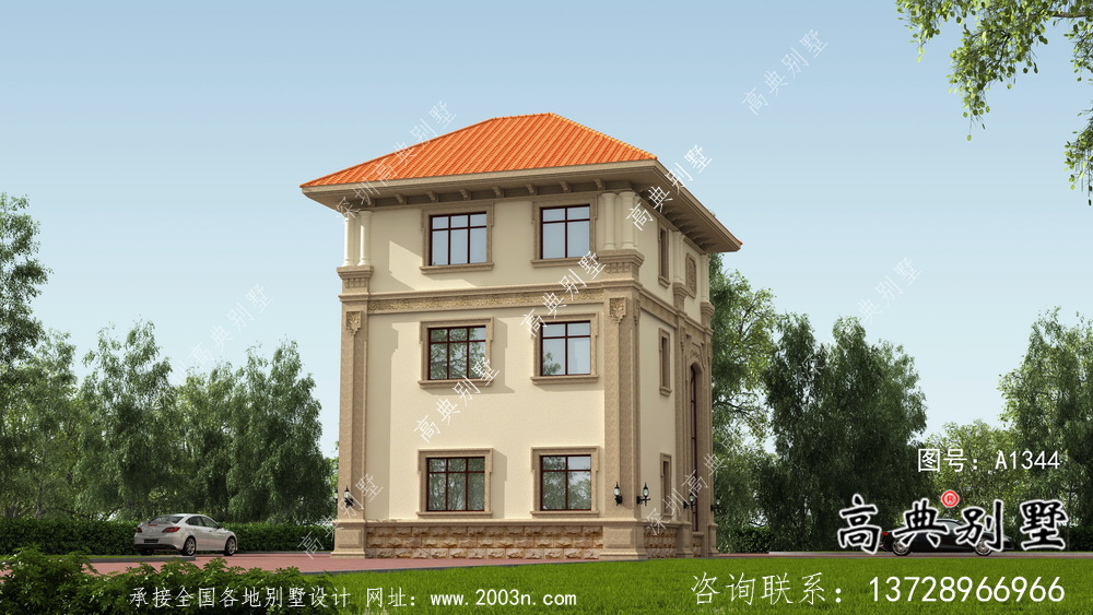 農村別墅小洋樓設計圖及設計效果圖