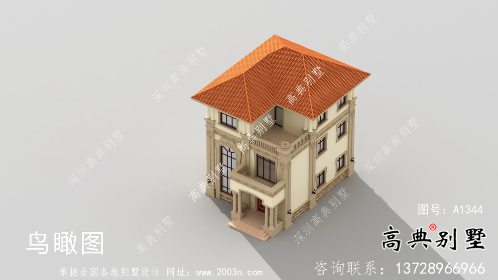 農村別墅小洋樓設計圖及設計效果圖