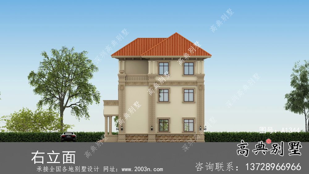 農村別墅小洋樓設計圖及設計效果圖