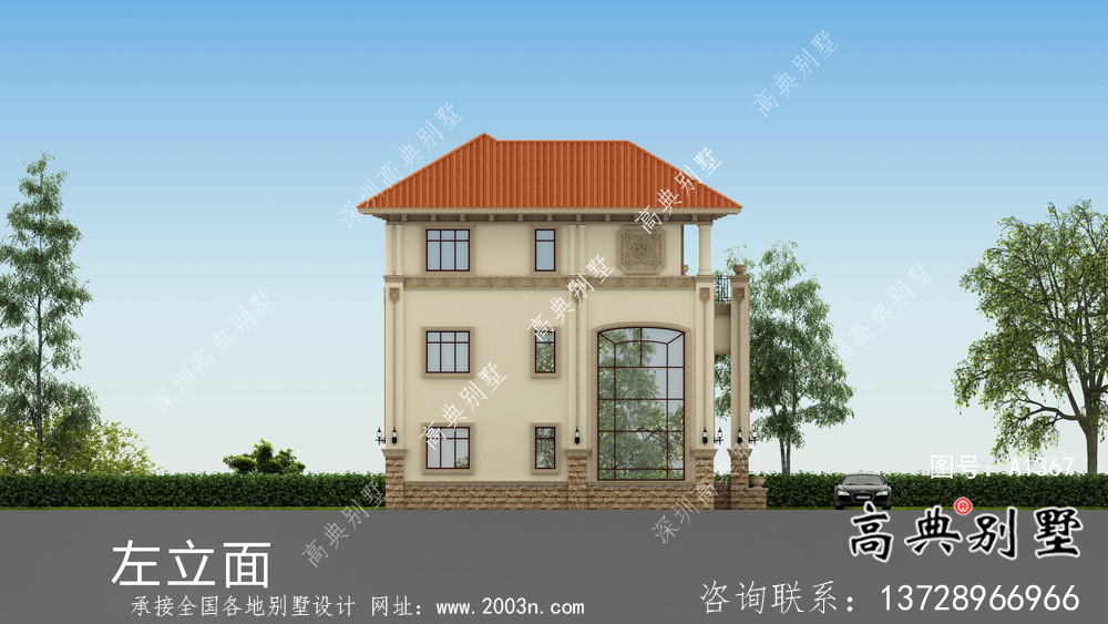 本年度最新款房子別墅設計圖，多設計效果圖