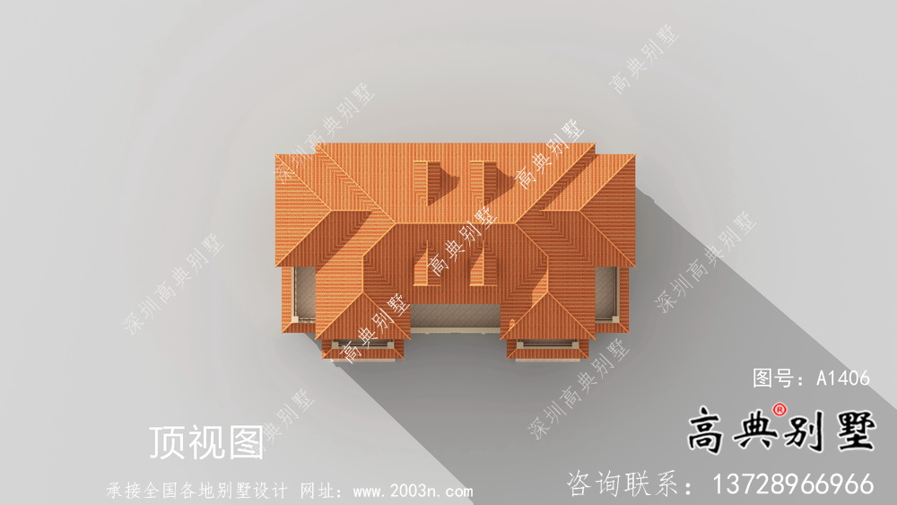 最新款大氣雙拼別墅農(nóng)村自建別墅設(shè)計(jì)方案及設(shè)計(jì)效果圖