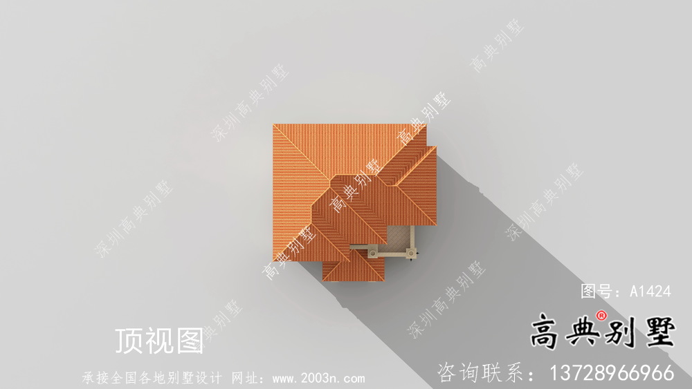 三層歐式農村自建別墅設計圖紙