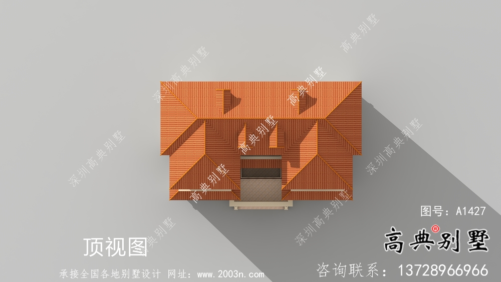 雙拼奢華三層歐式別墅設(shè)計(jì)圖紙