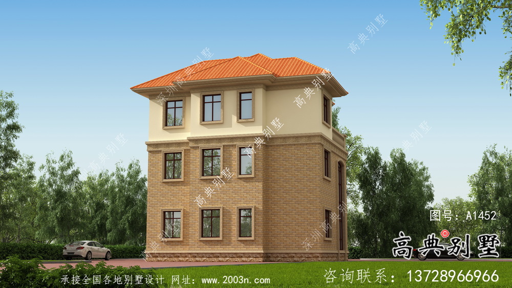 緊湊實用的小戶型農村別墅設計圖