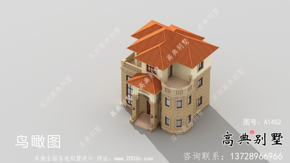 緊湊實用的小戶型農村別墅設計圖