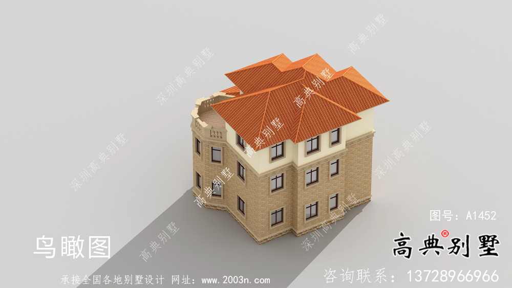 緊湊實用的小戶型農村別墅設計圖