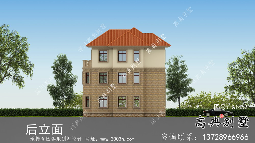 緊湊實用的小戶型農村別墅設計圖