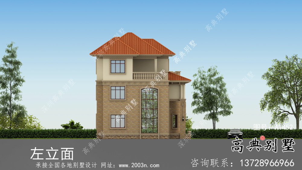 緊湊實用的小戶型農村別墅設計圖