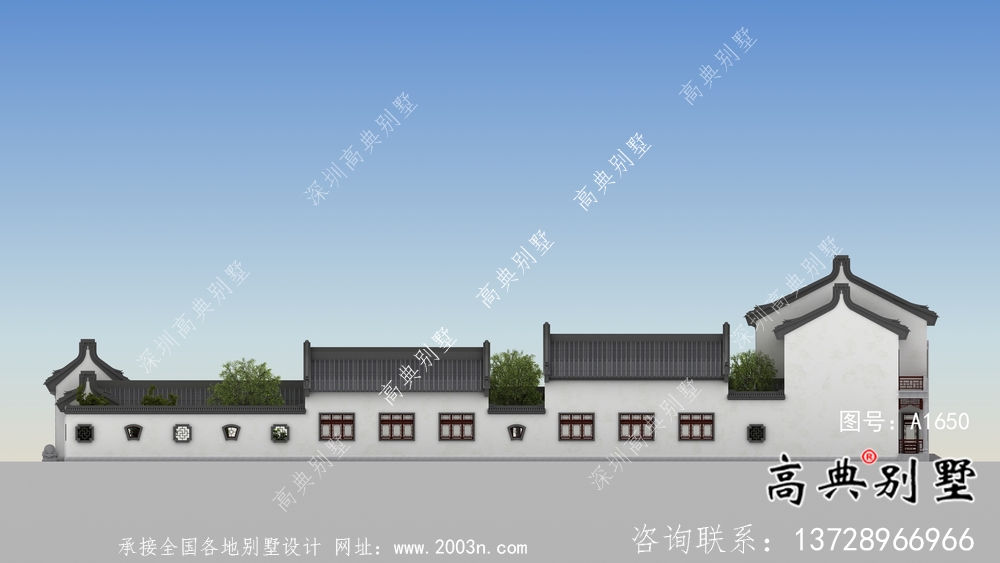 別具一格的四合院潮派別墅設計圖