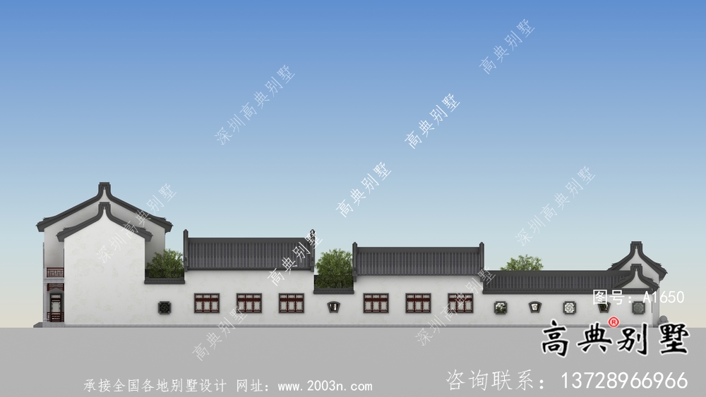 別具一格的四合院潮派別墅設計圖