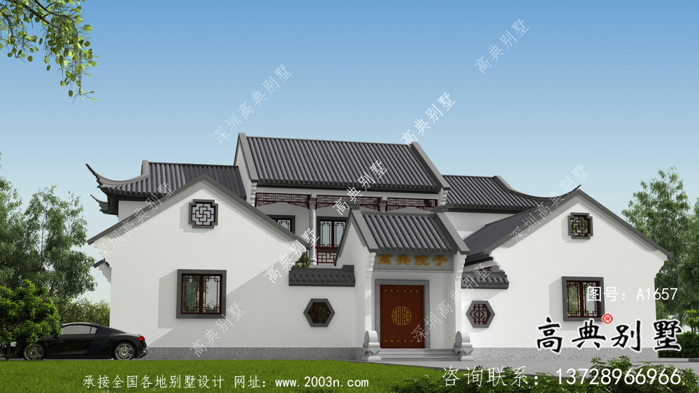 簡(jiǎn)單實(shí)用的四合院院子別墅設(shè)計(jì)圖