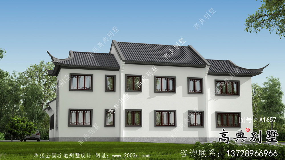 簡(jiǎn)單實(shí)用的四合院院子別墅設(shè)計(jì)圖