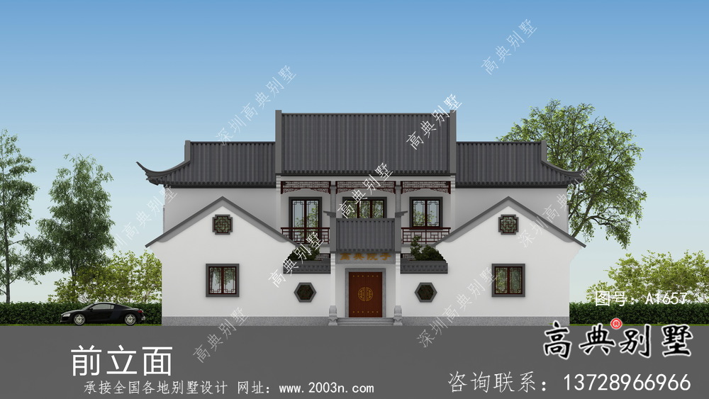 簡(jiǎn)單實(shí)用的四合院院子別墅設(shè)計(jì)圖