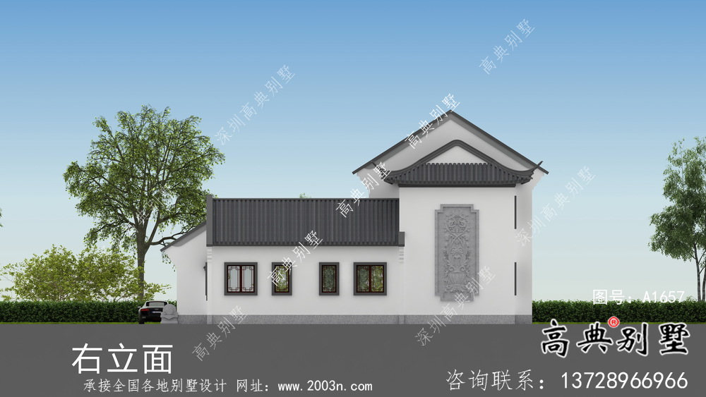 簡(jiǎn)單實(shí)用的四合院院子別墅設(shè)計(jì)圖