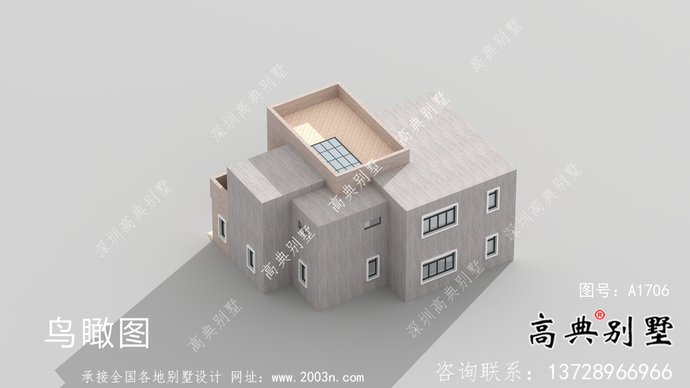148平方米小型農村自建現代風格別墅設計圖紙