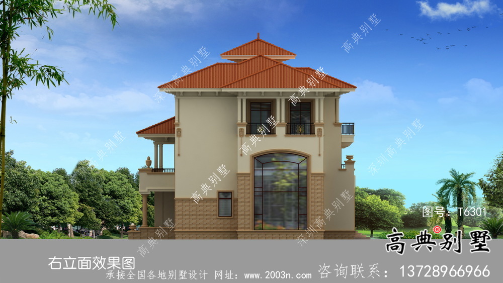 經濟農村建設小別墅設計圖紙及效果圖