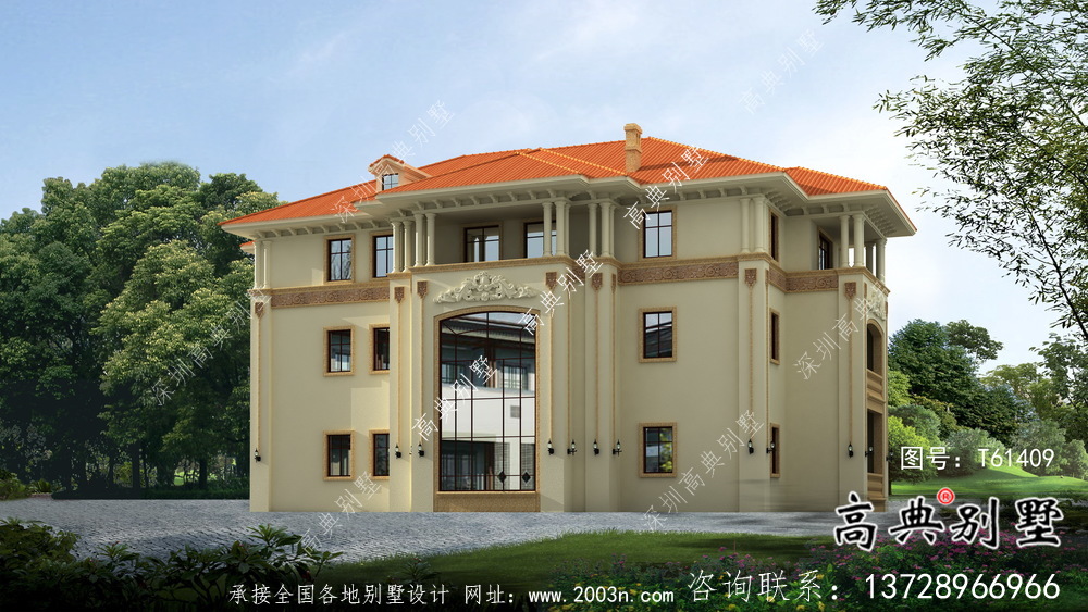最新的歐式風格農村別墅圖紙大全