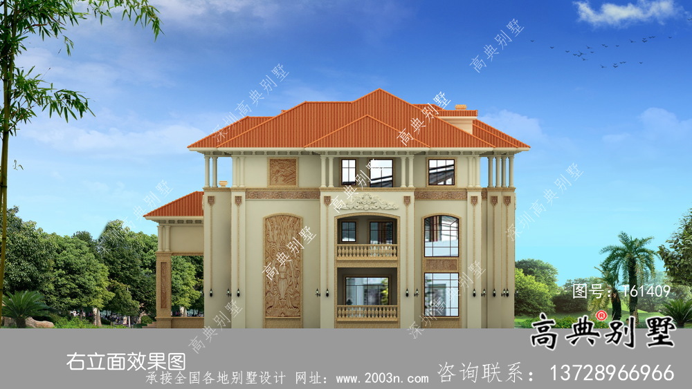 最新的歐式風格農村別墅圖紙大全