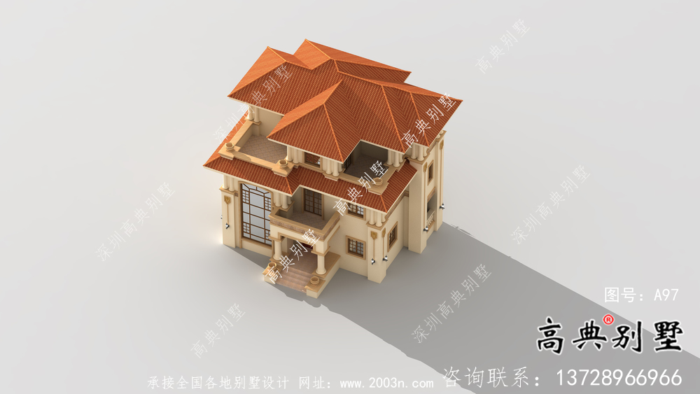 最新意大利風(fēng)格鄉(xiāng)村別墅設(shè)計(jì)圖紙和效果圖